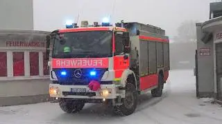 [SCHNEE-CHAOS in DEUTSCHLAND!] - FEUERWEHR im DAUEREINSATZ | Einsatzfahrten aus HAMBURG & NRW!