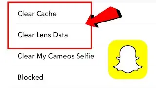 How To Clear Snapchat Cache And Lens Data | How To Clear Cache And Lens Data In Snapchat