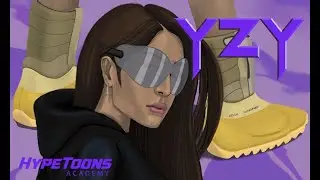 Yeezy Character Drawing Process YEEZY SHDZ Knit Runner Boot Sulfur