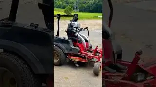 Robot mowing Whistlin diesel yard