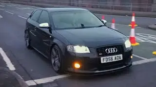 Modified Audi S3 8P Loud Exhaust Sounds And Accelaration!