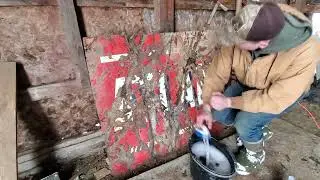 Found an old gas station sign! Restoration and cleanup process