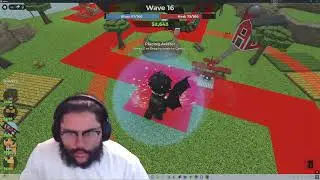 Playing ROBLOX Tower Battles!