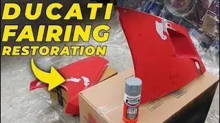 Cracked Ducati 996 Fairings Restored! | Plasti Fix Plastic Weld