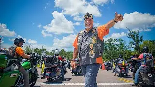 American Legion Riders accept the USA250 Challenge