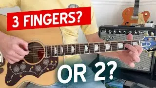 The right way to play A MINOR on guitar