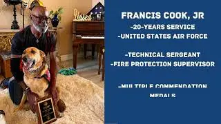 VHH-DTE SW Florida Service Dog Graduation Day for Francis Cook & Service Dog Luna