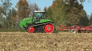 Fendt 943 Vario MT with Horsch Terrano cultivator in Germany