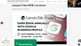 Lawyers Title DFW is pleased to present - $100K Annually with Google Business Profile!