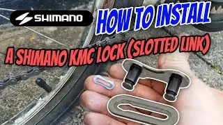 🛠 Как установить замок на цепь SHIMANO KMC велосипеда