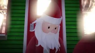 Lovely Santa Claus has his boots fixed with V-tech shoe adhesive