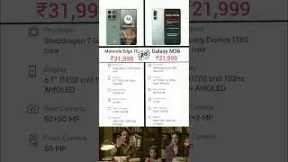 Edge 70 VS Galaxy M36 phone comparison #shorts #phone #motorolaedge70 #samsung  #samsunggalaxym36