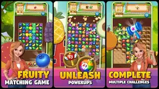 Sweet Fruit Crush: Match Game Mobile Game | Gameplay Android