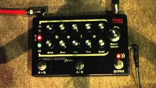 Bass preamp BETA (based on preamplifier SUNN Beta Bass)