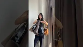 Work shoulder bags that can fit a laptop #workbag #leatherbag #laptopbag #polene #shoulderbag
