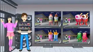 There's All Monster Come to Girl' Home || Front of the House Sakura School Simulator Drama 😱