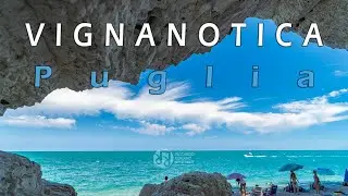 Baia di #Vignanotica, Gargano (Puglia) [4K]