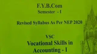 Vocational Skills in Accounting-I |Most Imp Questions |Fybcom sem1 nep|Mumbai University CDOE Exam|