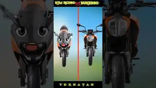 ktm Rc 390 vs Ktm Duke 390 ❓️ #reels #viralvideo #vs #ktmrc390 #duke390 #vs #viral