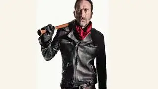 Tv Series The Walking Dead  | jeffrey Dean Morgan | Black Leather Jackets