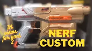 Custom spray painted nerf gun. (SaTiSfYiNg)