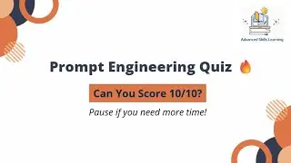 Prompt Engineering Quiz | Test Your GenAI Prompt Skills in 3 Minutes