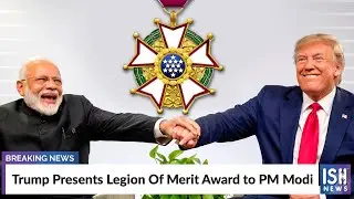 Trump Presents Legion Of Merit Award to PM Modi