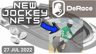 DeRace New Development, New Jockey NFTs are coming, horse racing blockchain based game-27/07/2022
