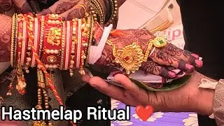 &ldquo;Hastmelap&hellip; The Most Beautiful Moment of Gujarati Wedding ❤️&rdquo;Bride Entry to Hastmelap 😭