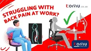 tomu Furniture Ergonomic Executive Office Chair &ndash; Premium Comfort & Spine Support