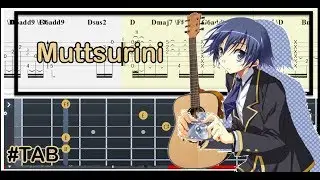 Guitar Tab - Muttsurini (Baka and Test - Summon the Beasts) OST Fingerstyle Tutorial #Anp