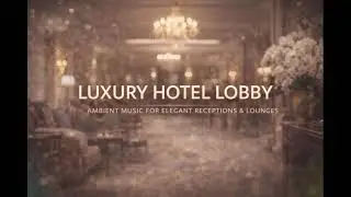 Moonlit Arrival | Luxury Hotel Lobby Ambient Music for Evening & Night
