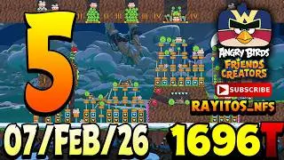 Angry Birds Friends Level 5 Tournament 1696 Highscore POWER-UP walkthrough