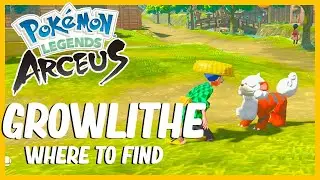How & Where To Get Growlithe SUPER EARLY in Pokemon Legends Arceus