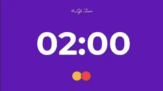 2 Minutes Countdown Timer ⏱️ | Simple & Clean Timer 