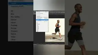Fast running motion. #shorts #photoshop #techzone