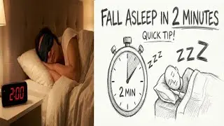 How to Fall Asleep in 2 Minutes (Navy Technique + Science-Backed Sleep Hacks)