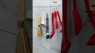 Golden & Transparent Heavy Duty Wall Hook (SKU &ndash; 4654)🧱✨💰 Price: ₹30.00 ✅