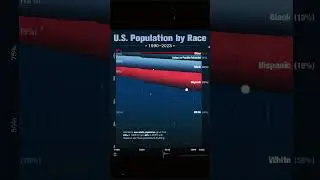How the U.S. Population Changed from 1990 to 2023 | Race & Demographics #shorts