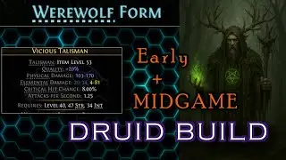 My Early & Midgame Druid Build &ndash; Fast Clear + Strong Boss Killer | Path of Exile 2