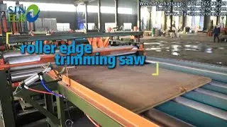 Automatic Plywood Panel Edge Trimming machine line