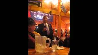 Chris Christie in Henniker, NH on Oct 9, 2015