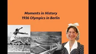 1936 Olympics in Berlin Germany