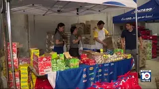 CAMACOL holds annual holiday giveaway event at loanDepot Park