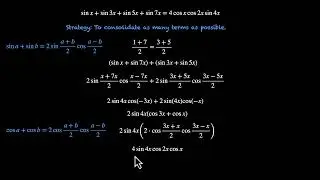 Eq  sums and prod  by angle add  prop    Trigonometric functions