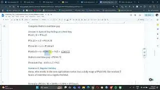 Overtime pay Clarifications_New discussion for added wage on Overtime pay