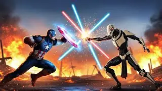 PART 2: What If Captain America Fell Into the Star Wars Galaxy? | Cap vs  General Grievous