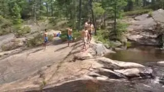 Algonquin park slide Achray camp ground