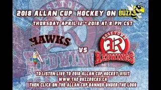 2018 Allan Cup Quarter Final : Rosetown vs Elsipogtog - SNN : www.SaskNews.net