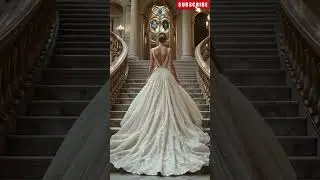 Most Beautiful Modest Wedding Dress 👗✨ Luxury White Bridal Fashion. #weddingdresses #bridalfashion